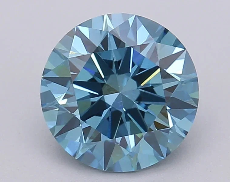 1.5Ct Vivid Blue VVS2 IGI Certified Round Lab Grown Diamond(Diamond 24 611390174) 3 1.5Ct Vivid Blue VVS2 IGI Certified Round Lab Grown Diamond(Diamond 24 611390174)