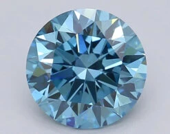 1.53Ct Vivid Blue VS1 IGI Certified Round Lab Grown Diamond(Diamond 24 611390189)