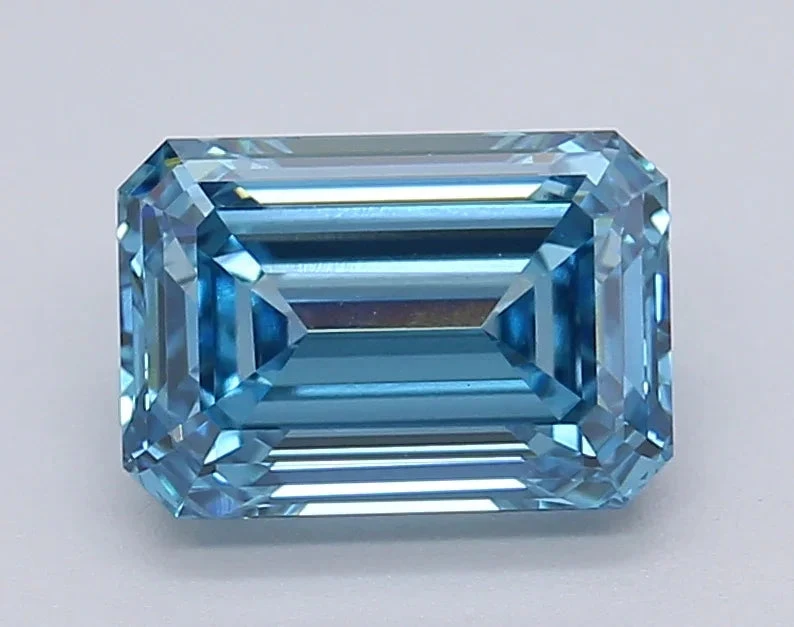 1.52Ct Vivid Blue VVS2 IGI Certified Emerald Lab Grown Diamond(Diamond 24 611390207) 3 1.52Ct Vivid Blue VVS2 IGI Certified Emerald Lab Grown Diamond(Diamond 24 611390207)