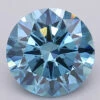 2.01Ct Vivid Blue VS1 IGI Certified Round Lab Grown Diamond(Diamond 24 611390208)