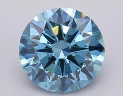 2.01Ct Vivid Blue VS1 IGI Certified Round Lab Grown Diamond(Diamond 24 611390208)
