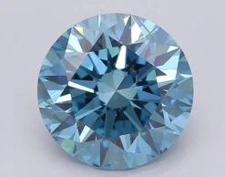 2.04Ct Vivid Blue VS2 IGI Certified Round Lab Grown Diamond(Diamond 24 611390211)