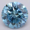 1.51Ct Vivid Blue VVS2 IGI Certified Round Lab Grown Diamond(Diamond 24 611390212)