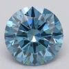 1.96Ct Vivid Blue VS1 IGI Certified Round Lab Grown Diamond(Diamond 24 613349373) -NEWWORLD DIAMONDS 613349373