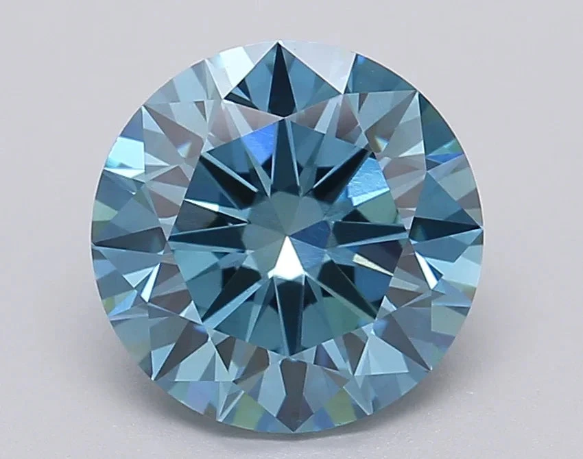 1.96Ct Vivid Blue VS1 IGI Certified Round Lab Grown Diamond(Diamond 24 613349373) 3 1.96Ct Vivid Blue VS1 IGI Certified Round Lab Grown Diamond(Diamond 24 613349373)