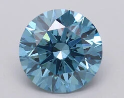 2.01Ct Vivid Blue VS1 IGI Certified Round Lab Grown Diamond(Diamond 24 613349390)