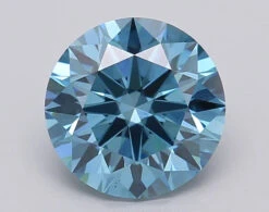 1.98Ct Vivid Blue VS1 IGI Certified Round Lab Grown Diamond(Diamond 24 613349393)