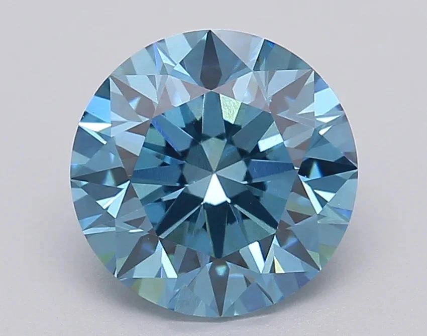 2Ct Vivid Blue VS1 IGI Certified Round Lab Grown Diamond(Diamond 24 613349394) 3 2Ct Vivid Blue VS1 IGI Certified Round Lab Grown Diamond(Diamond 24 613349394)