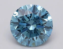 2.5Ct Vivid Blue VS1 IGI Certified Round Lab Grown Diamond(Diamond 24 613349400)