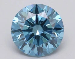 1.52Ct Vivid Blue VS1 IGI Certified Round Lab Grown Diamond(Diamond 24 613349415)