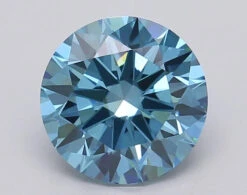 2.02Ct Vivid Blue VS1 IGI Certified Round Lab Grown Diamond(Diamond 24 613349420)