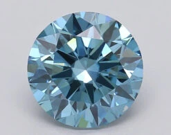 2.04Ct Vivid Blue VS1 IGI Certified Round Lab Grown Diamond(Diamond 24 613349423)