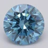 1.97Ct Vivid Blue VS1 IGI Certified Round Lab Grown Diamond(Diamond 24 613349425) -NEWWORLD DIAMONDS 613349425