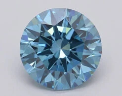 1.97Ct Vivid Blue VS1 IGI Certified Round Lab Grown Diamond(Diamond 24 613349425)