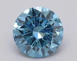 1.53Ct Vivid Blue VS1 IGI Certified Round Lab Grown Diamond(Diamond 24 613349428)