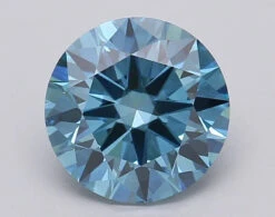 1.96Ct Vivid Blue VS1 IGI Certified Round Lab Grown Diamond(Diamond 24 613349438)