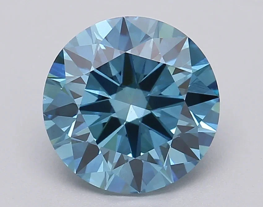 1.96Ct Vivid Blue VS1 IGI Certified Round Lab Grown Diamond(Diamond 24 613349438) 3 1.96Ct Vivid Blue VS1 IGI Certified Round Lab Grown Diamond(Diamond 24 613349438)