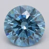1.53Ct Vivid Blue VS2 IGI Certified Round Lab Grown Diamond(Diamond 24 613349440) -NEWWORLD DIAMONDS 613349440