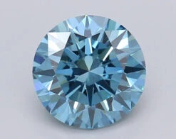 1.97Ct Vivid Blue VS1 IGI Certified Round Lab Grown Diamond(Diamond 24 615361328)