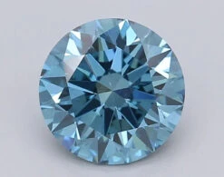 1.48Ct Vivid Blue VVS2 IGI Certified Round Lab Grown Diamond(Diamond 24 615361332)