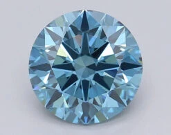 2.02Ct Vivid Blue VVS2 IGI Certified Round Lab Grown Diamond(Diamond 24 615361334)