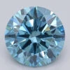 2.02Ct Vivid Blue VS1 IGI Certified Round Lab Grown Diamond(Diamond 24 615361337) 2 2.02Ct Vivid Blue VS1 IGI Certified Round Lab Grown Diamond(Diamond 24 615361337) -NEWWORLD DIAMONDS 615361337