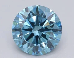2.02Ct Vivid Blue VS1 IGI Certified Round Lab Grown Diamond(Diamond 24 615361337)
