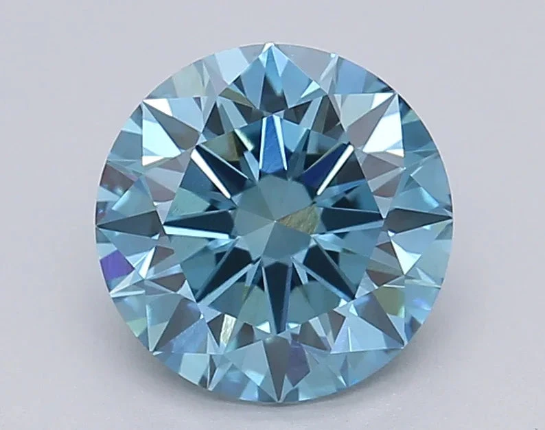 1.5Ct Vivid Blue VVS2 IGI Certified Round Lab Grown Diamond(Diamond 24 615361338) 3 1.5Ct Vivid Blue VVS2 IGI Certified Round Lab Grown Diamond(Diamond 24 615361338)