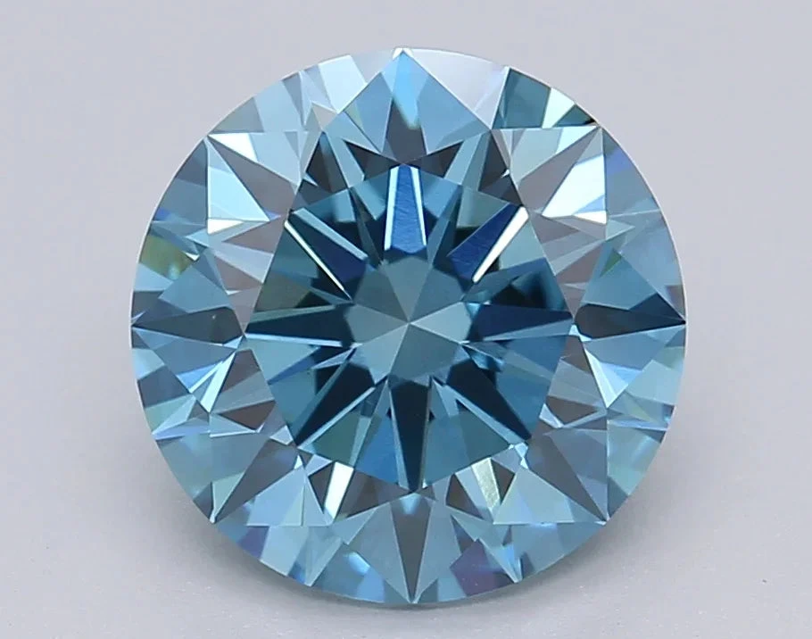 2.52Ct Vivid Blue VVS2 IGI Certified Round Lab Grown Diamond(Diamond 24 615361340) 3 2.52Ct Vivid Blue VVS2 IGI Certified Round Lab Grown Diamond(Diamond 24 615361340)