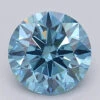 1.52Ct Vivid Blue VVS2 IGI Certified Round Lab Grown Diamond(Diamond 24 615361346) -NEWWORLD DIAMONDS 615361346