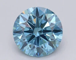 1.52Ct Vivid Blue VVS2 IGI Certified Round Lab Grown Diamond(Diamond 24 615361346)