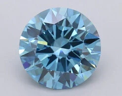 1.53Ct Vivid Blue VVS2 IGI Certified Round Lab Grown Diamond(Diamond 24 615361355)