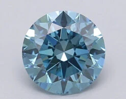 0.99Ct Vivid Blue VS2 IGI Certified Round Lab Grown Diamond(Diamond 24 615361362)