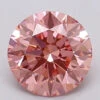 1.02Ct Vivid Pink VVS2 IGI Certified Round Lab Grown Diamond(Diamond 24 615366878) -NEWWORLD DIAMONDS 615366878