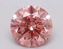 1.02Ct Vivid Pink VVS2 IGI Certified Round Lab Grown Diamond(Diamond 24 615366878)