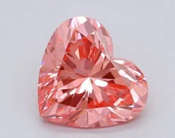 1.05Ct Vivid Pink VS1 IGI Certified Heart Lab Grown Diamond(Diamond 24 615366970)
