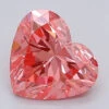 1.04Ct Vivid Pink VS1 IGI Certified Heart Lab Grown Diamond(Diamond 24 615366979)
