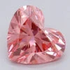 1.04Ct Vivid Pink VS1 IGI Certified Heart Lab Grown Diamond(Diamond 24 615367021)