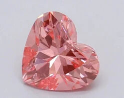 1.03Ct Vivid Pink VS1 IGI Certified Heart Lab Grown Diamond(Diamond 24 615367072)