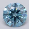 1.52Ct Vivid Blue VS1 IGI Certified Round Lab Grown Diamond(Diamond 24 616403374) -NEWWORLD DIAMONDS 616403374