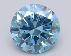 1.44Ct Vivid Blue VS1 IGI Certified Round Lab Grown Diamond(Diamond 24 616403376)