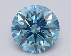 2.05Ct Vivid Blue VS1 IGI Certified Round Lab Grown Diamond(Diamond 24 616403381)