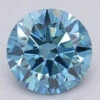 1.5Ct Vivid Blue VS1 IGI Certified Round Lab Grown Diamond(Diamond 24 616403384) -NEWWORLD DIAMONDS 616403384