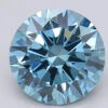 1.47Ct Vivid Blue VS1 IGI Certified Round Lab Grown Diamond(Diamond 24 618485727)