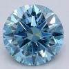 1.49Ct Vivid Blue VS1 IGI Certified Round Lab Grown Diamond(Diamond 24 618485737) -NEWWORLD DIAMONDS 618485737
