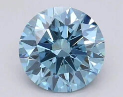 1.47Ct Vivid Blue VS2 IGI Certified Round Lab Grown Diamond(Diamond 24 618485741)
