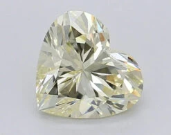 1.05Ct Fancy Yellow VS1 IGI Certified Heart Lab Grown Diamond(Diamond 24 618485758)