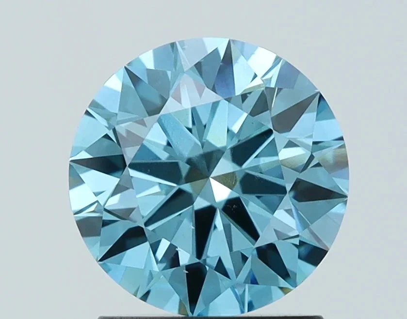 1.45Ct Vivid Blue VS1 IGI Certified Round Lab Grown Diamond(Diamond 24 619452256) 3 1.45Ct Vivid Blue VS1 IGI Certified Round Lab Grown Diamond(Diamond 24 619452256)
