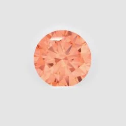 3.4Ct Vivid Orange VS1 GIA Certified Round Lab Grown Diamond(Diamond 19 6207938760)