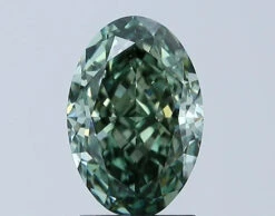 2.32Ct Vivid Green VVS2 IGI Certified Oval Lab Grown Diamond(Diamond 24 638434481)